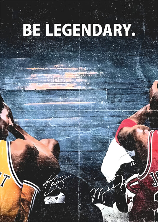 Plagát Duo Basketball Players