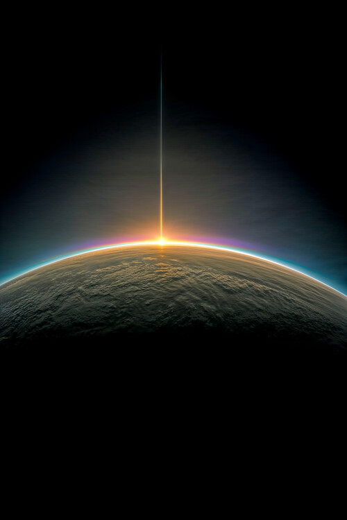 Juliste First Light Beyond the Horizon
