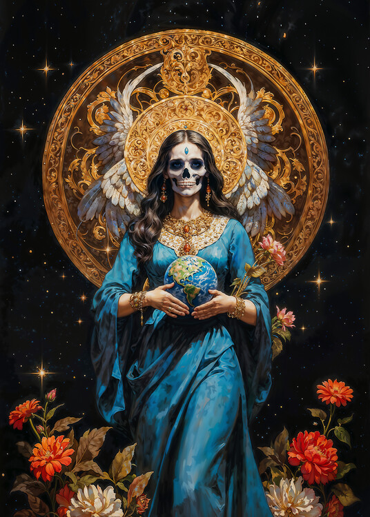 Плакат La Comadre Santa Muerte