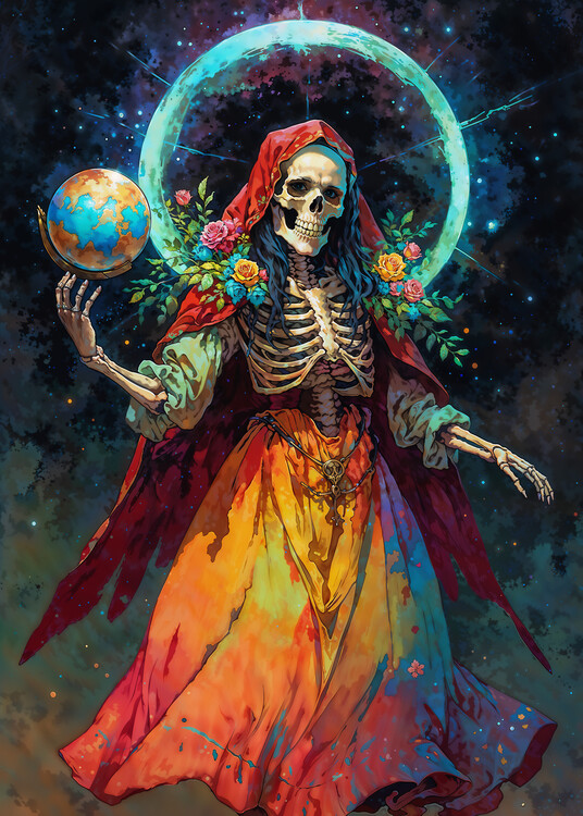 Плакат La Santísima Muerte
