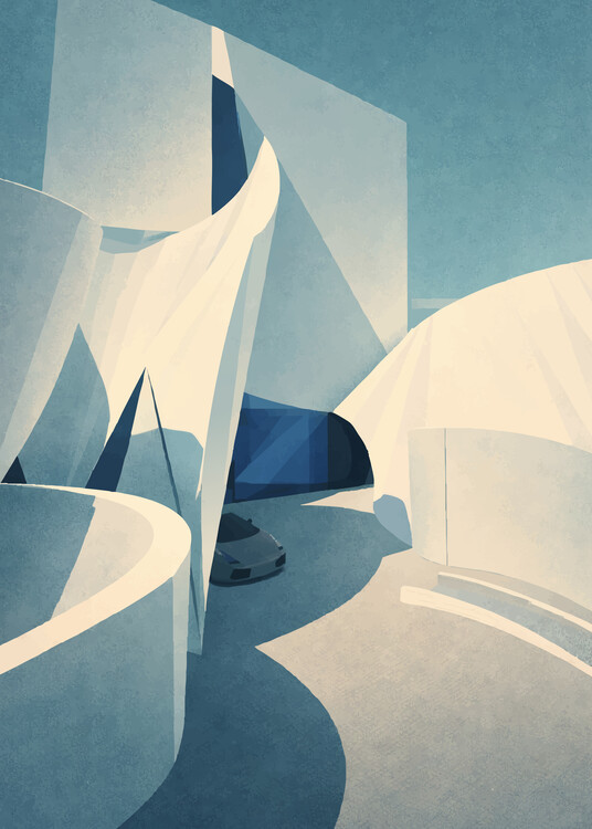 Poster Walt disney Concert Hall Poster