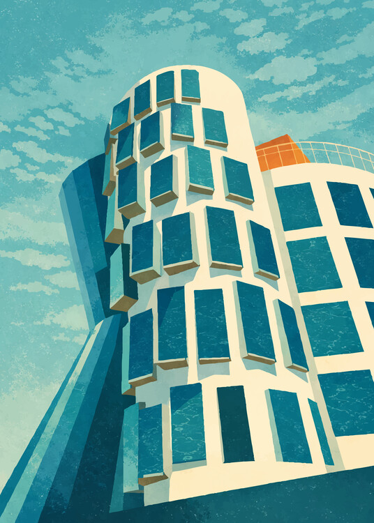 Poster Dancing House Architecture