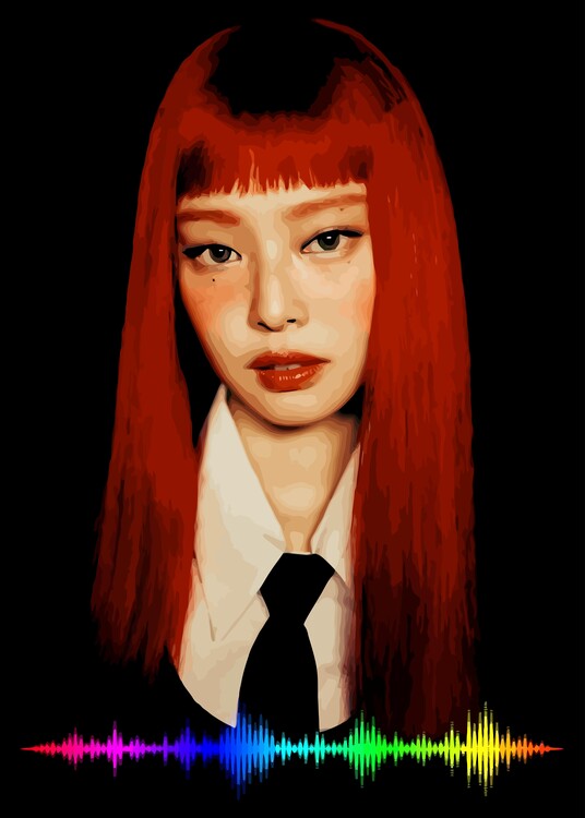 Canvas Print Korean Pop Singer Portrait