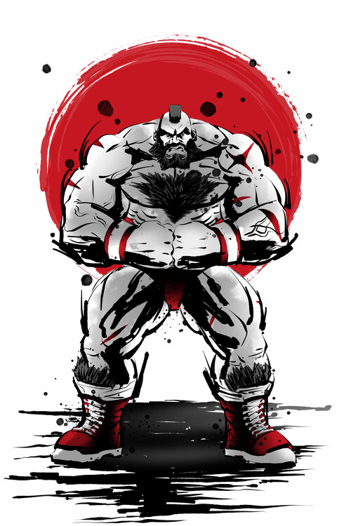 Poster Pro-wrestling Fighter