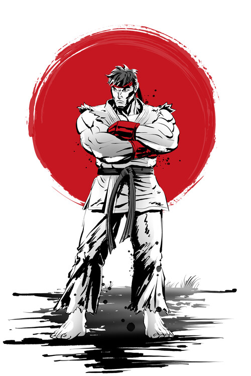 Poster Defensive Ansatsuken Fighter