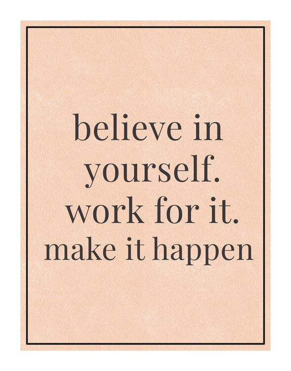 Poster Make it happen.