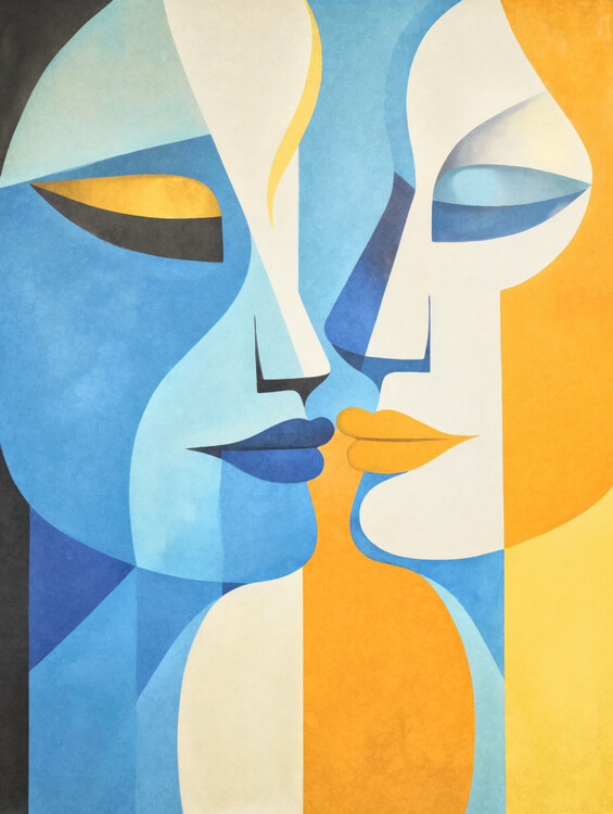 Levně Plakát, Obraz - Gentle Kiss, Andrea Haase, 30 × 40 cm