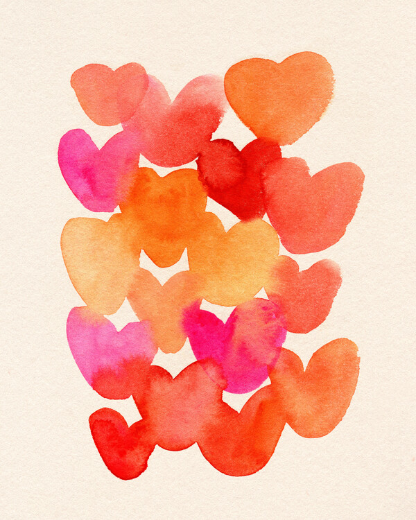 Poster Hearts