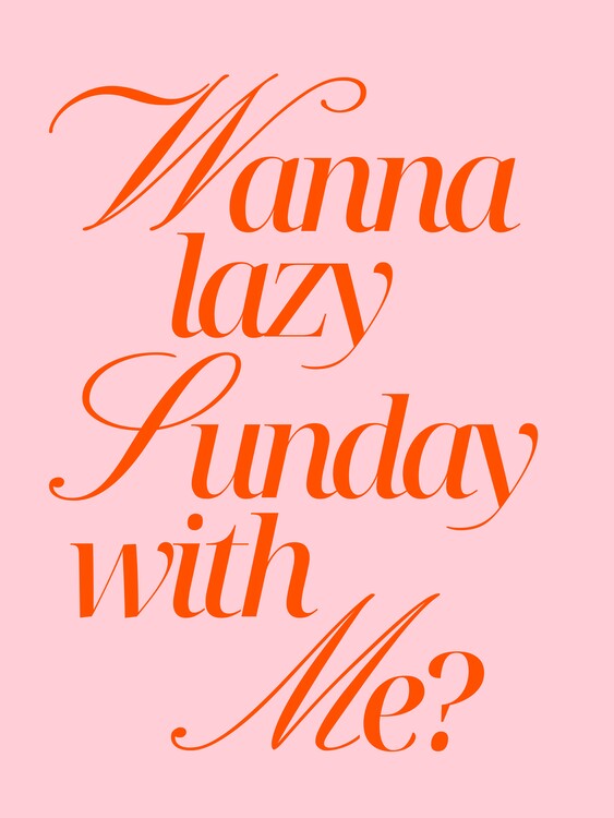 Levně Plakát, Obraz - Lazy Sunday Rose Orange, Ohkimiko, 30 × 40 cm