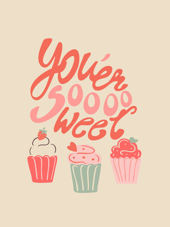 Levně Plakát, Obraz - Soooo Sweet Cupcakes, Nikita Jariwala, 30 × 40 cm
