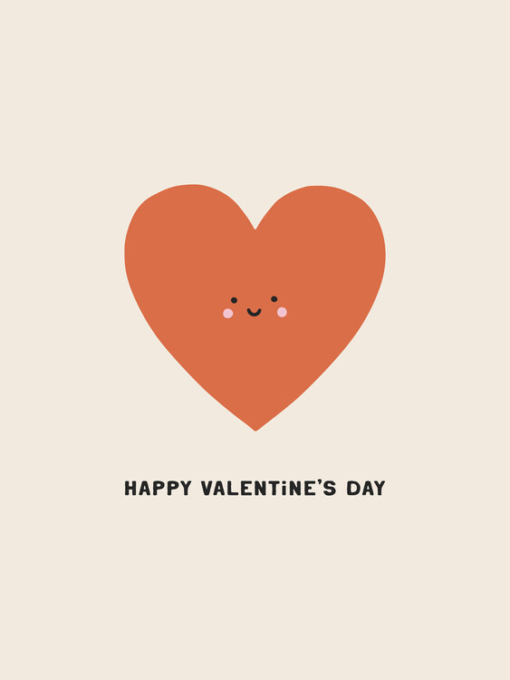 Poster Smiley Heart Love