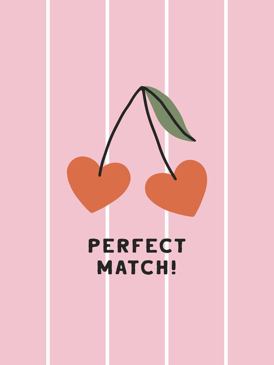 Levně Plakát, Obraz - Cherry Love Duo, Treechild, 30 × 40 cm