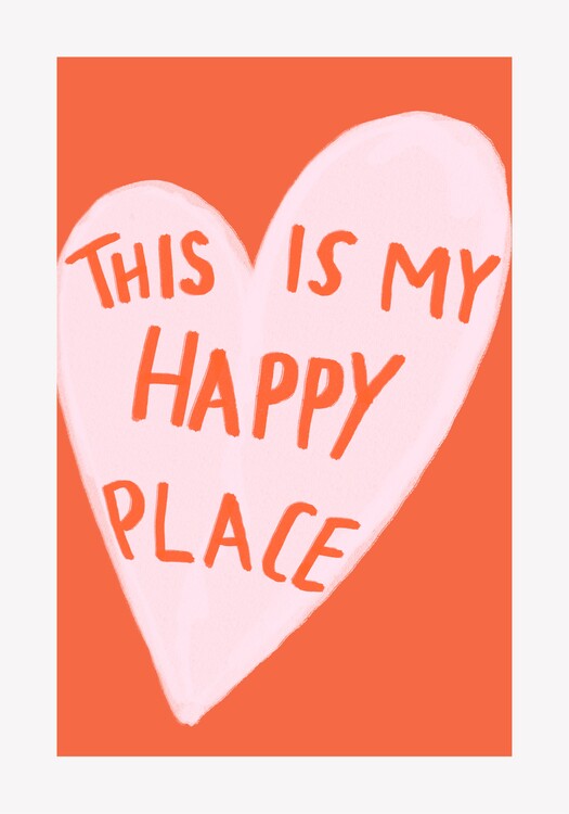 Poster Happy Heart Message
