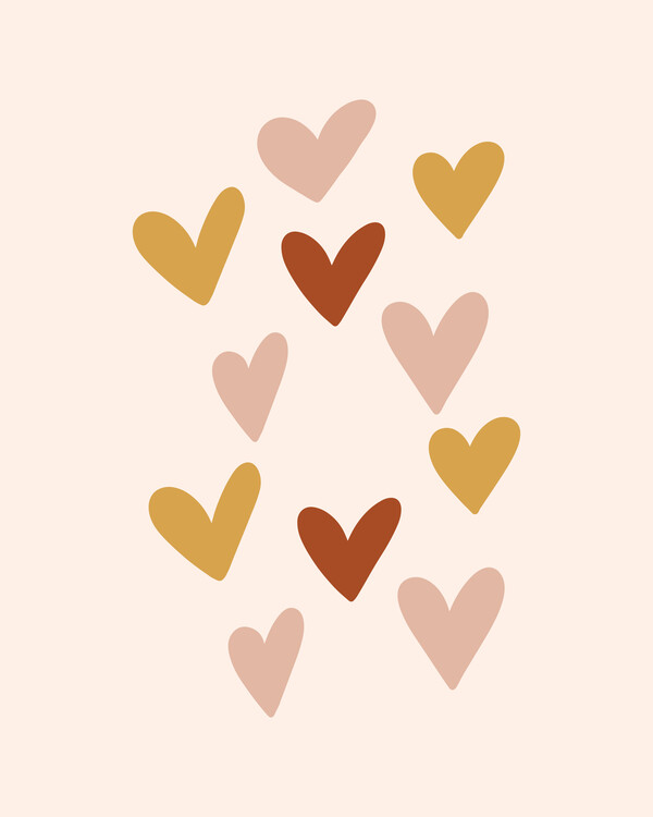Poster Hearts