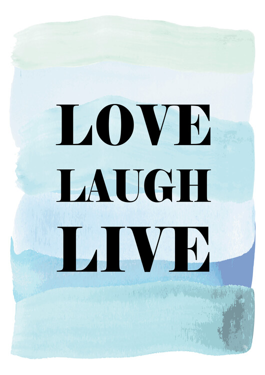 Levně Plakát, Obraz - Live Joyfully Always, Martina, 30 × 40 cm