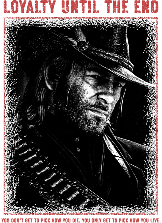 T-shirt Artur Morgan - Loyalty until the end