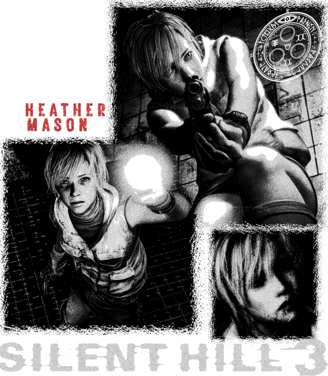 T-shirt Silent hill 3 - Heather Mason