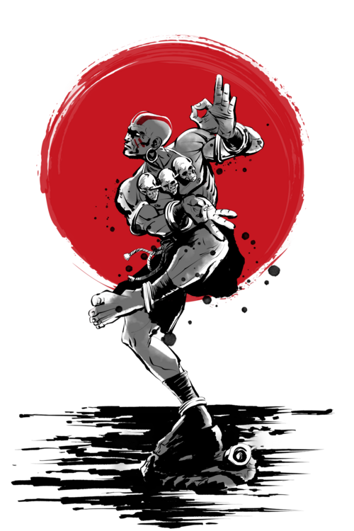 T-shirt Yoga Fighter