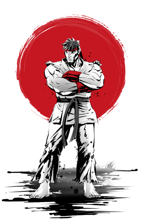 Футболка Defensive Ansatsuken Fighter