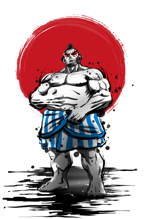 Tričkó Sumo Fighter
