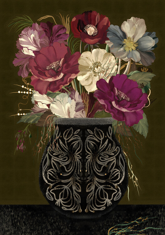 Levně Plakát, Obraz - Vintage bouquet, Josie George, 26.7 × 40 cm
