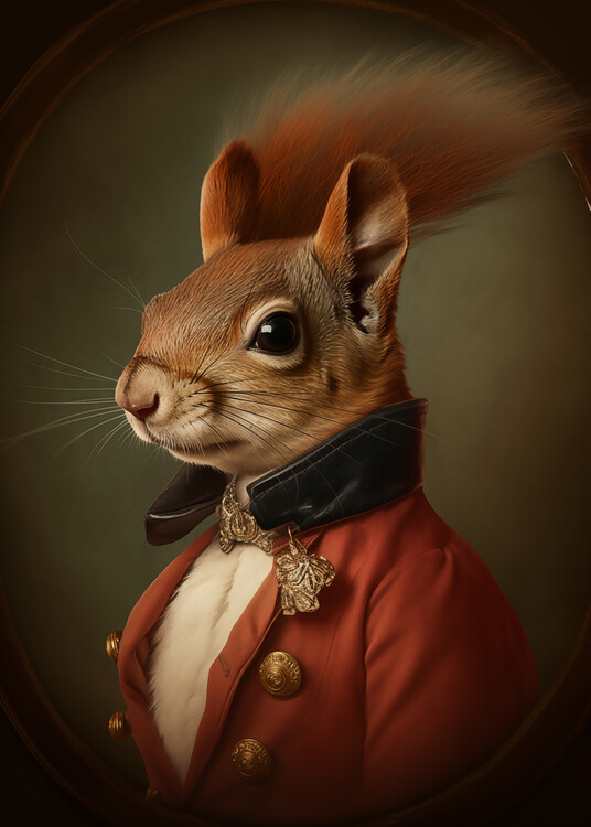 Plakát Squirrel Portrait
