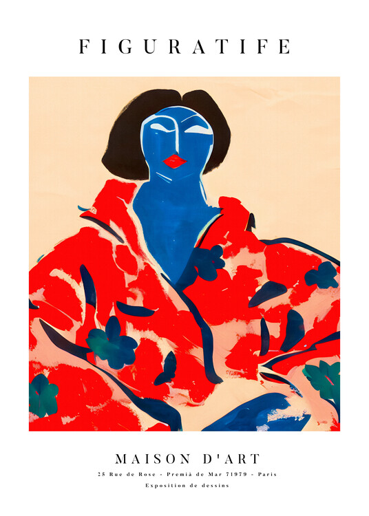 Levně Plakát, Obraz - Poster Portrait Series 01, The Printable Studio, 30 × 40 cm