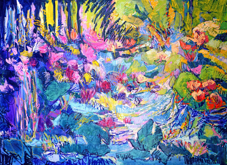 Αφίσα Vibrant Garden Flow