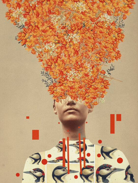 Poster Bird Flight In Autumn