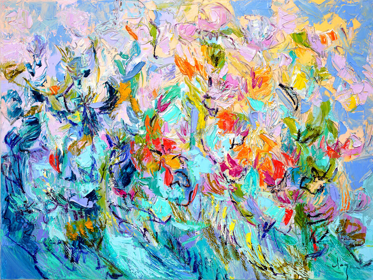 Αφίσα Radiant Floral Harmony