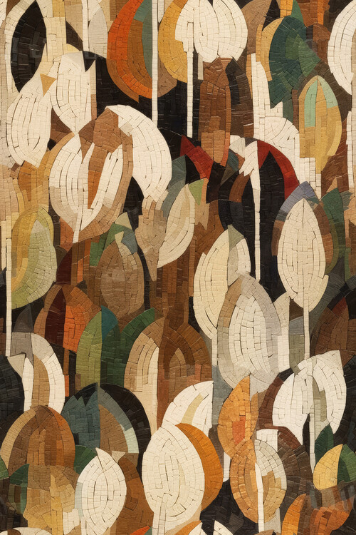 Plakát Mosaic Forest Vibrance