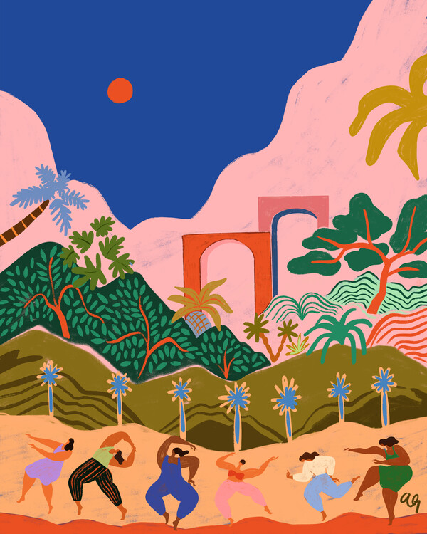 Poster Dancing In Paradise