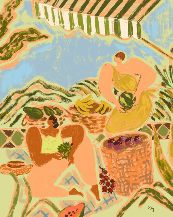 Poster Fruit Stand