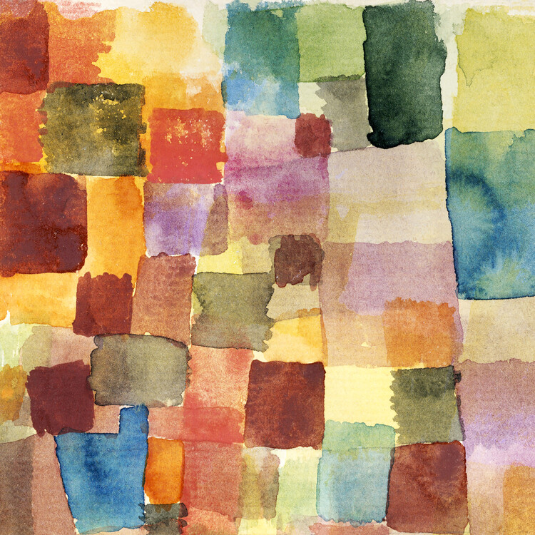 Levně Plakát, Obraz - Untitle 1914, Paul Klee, 40 × 40 cm