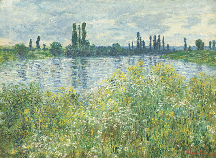 Levně Plakát, Obraz - Banks Of The Seine, Claude Monet, 40 × 30 cm