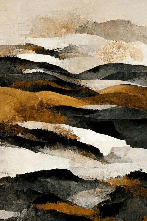 Levně Plakát, Obraz - Golden Horizons, Treechild, 26.7 × 40 cm