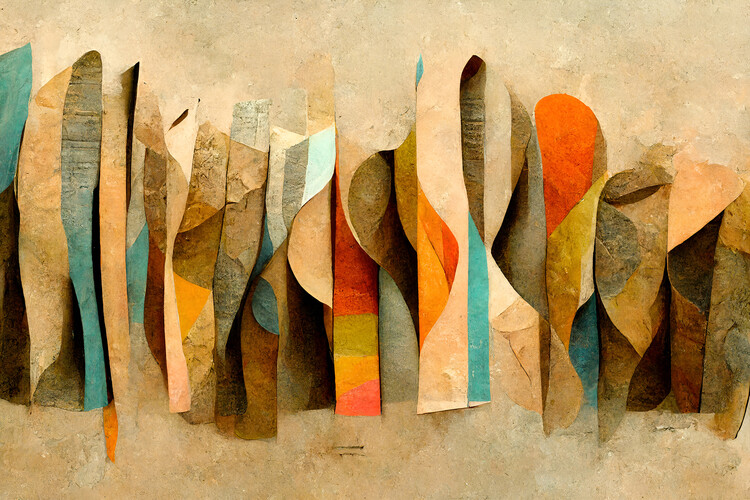 Levně Plakát, Obraz - Curved Kaleidoscope, Treechild, 40 × 26.7 cm