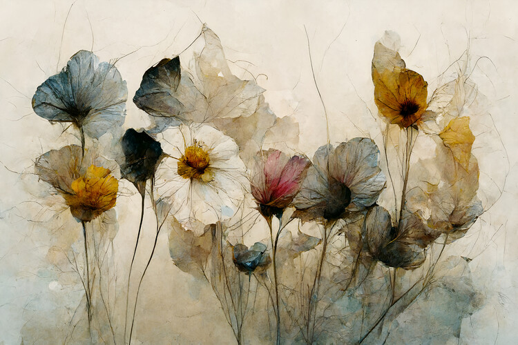 Poster Whispering Blooms