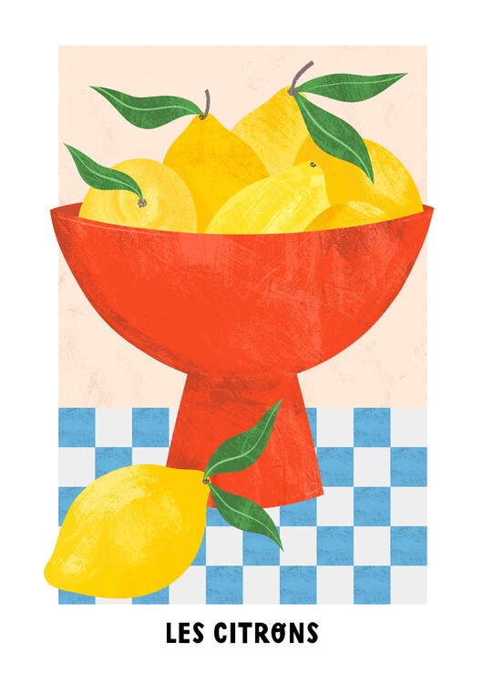 Levně Plakát, Obraz - Les Citrons, Melissa Donne, 30 × 40 cm