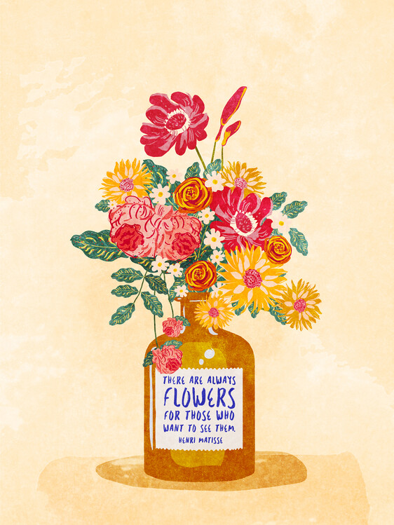 Плакат Always flowers