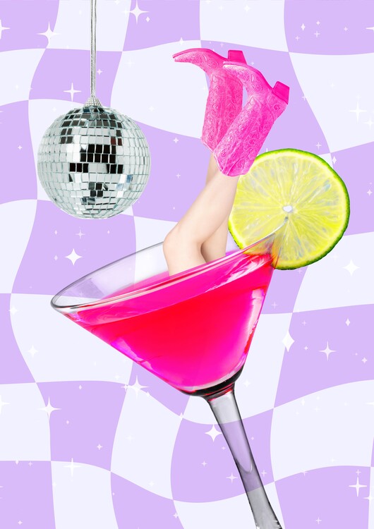 Poster Disco Drink Delight