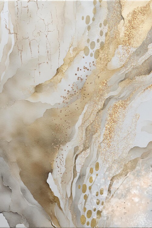 Poster Gold Marble