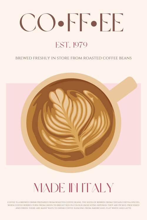Plakát Italian Coffee