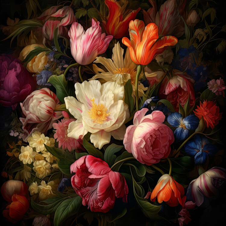 Poster Fa Vintage Floral 57
