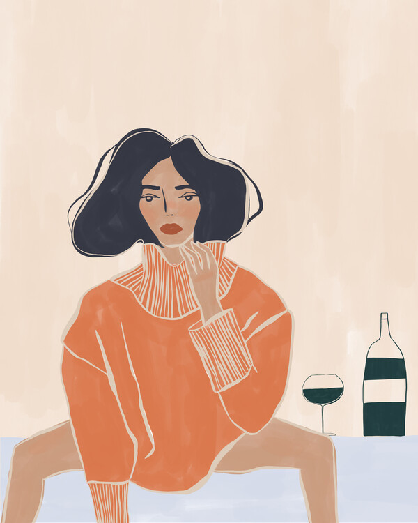Levně Plakát, Obraz - It's a Mood, Ivy Green Illustrations, 30 × 40 cm