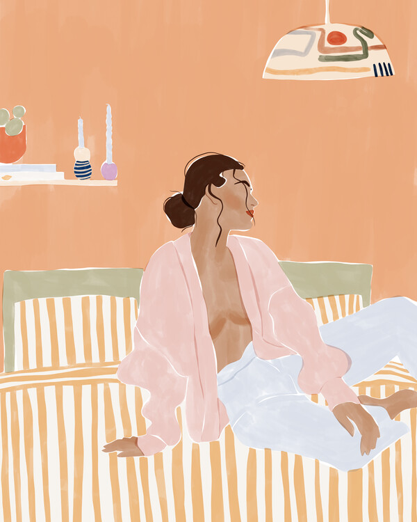 Levně Plakát, Obraz - Just Let Me Chill, Ivy Green Illustrations, 30 × 40 cm