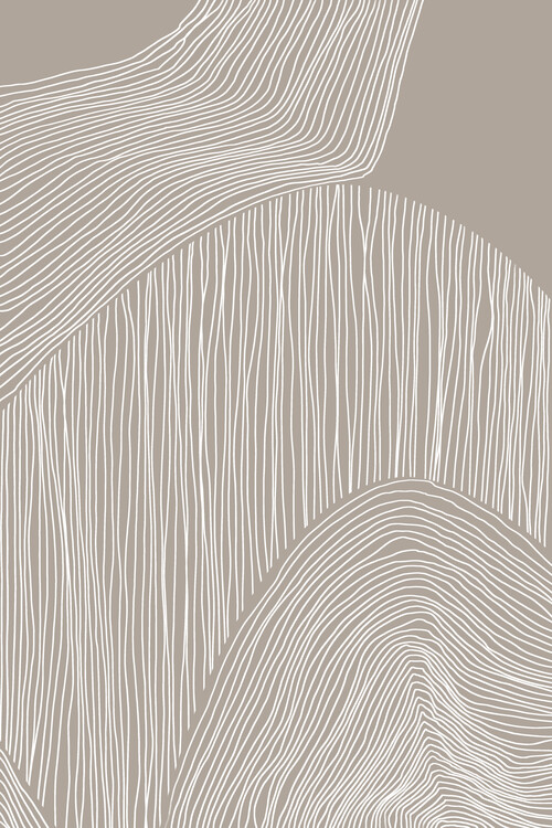 Poster Abstract Organic Lines