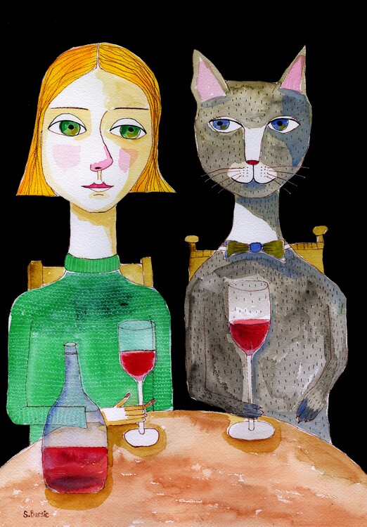 Levně Plakát, Obraz - Best Friends, Sharyn Bursic, 26.7 × 40 cm