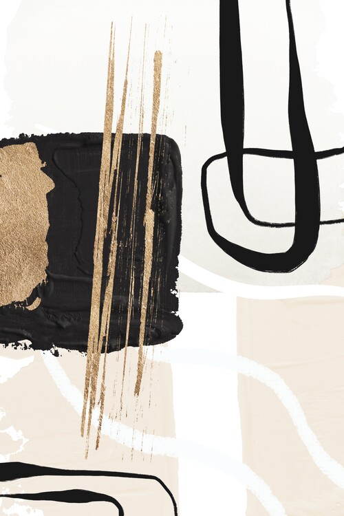 Poster Abstract Black and Gold-5