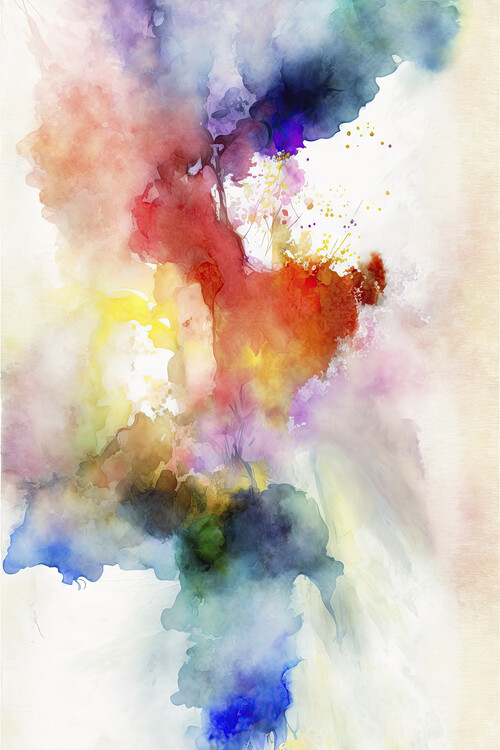 Poster Vibrant Whirlwind